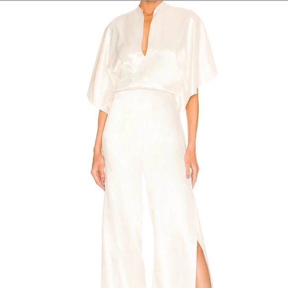 Alexis Palazzo Jumpsuit Cream XS